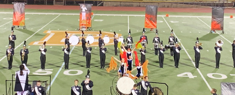 The Goliad High School marching band earned seventh place at the UIL Area E Marching Band Contest Saturday.
