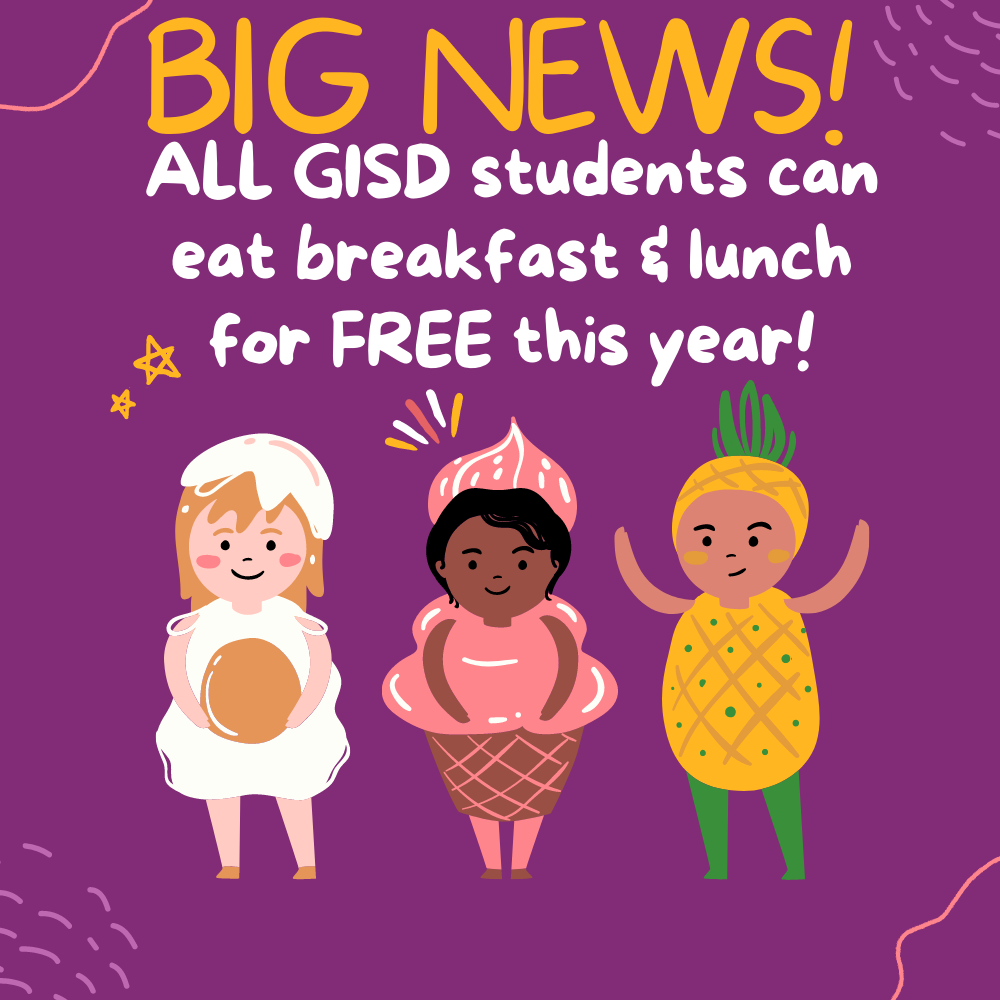 Big News! Kids eat free! 