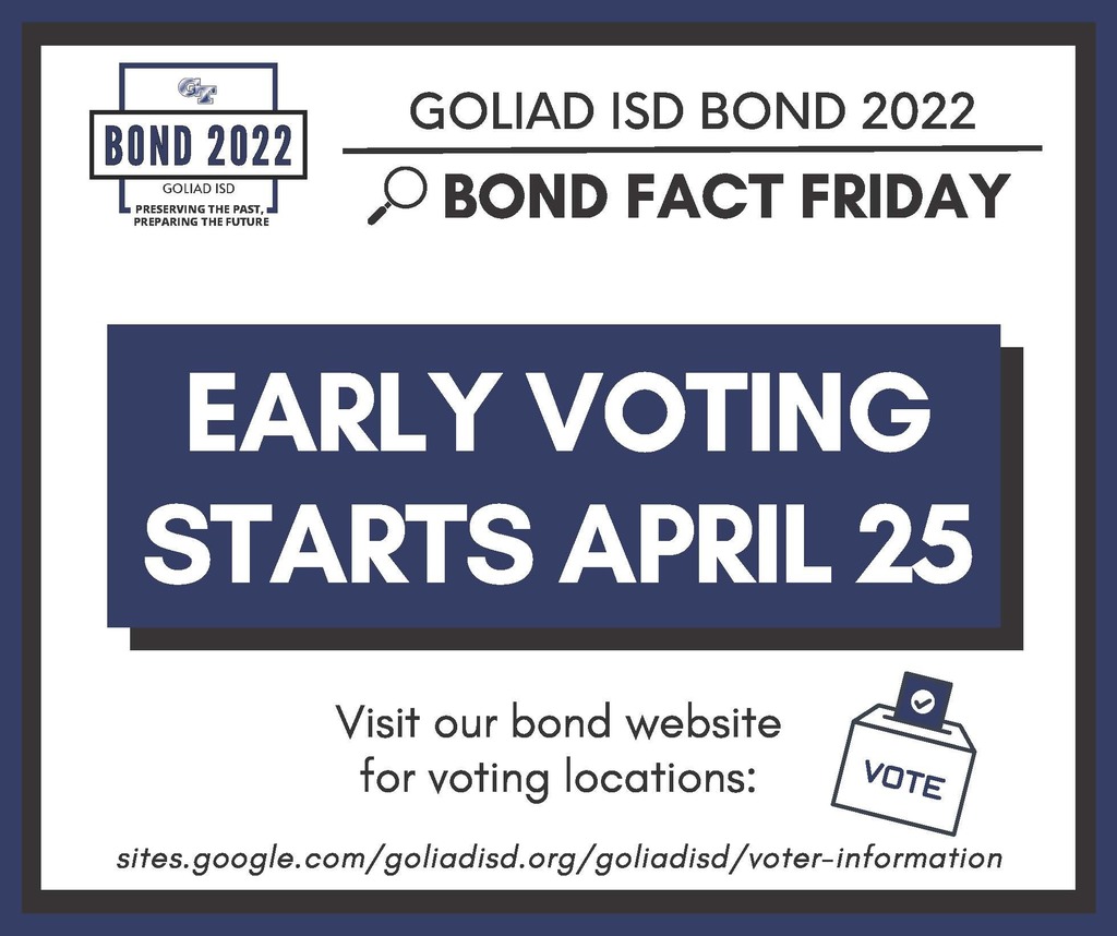 Early Voting April 25